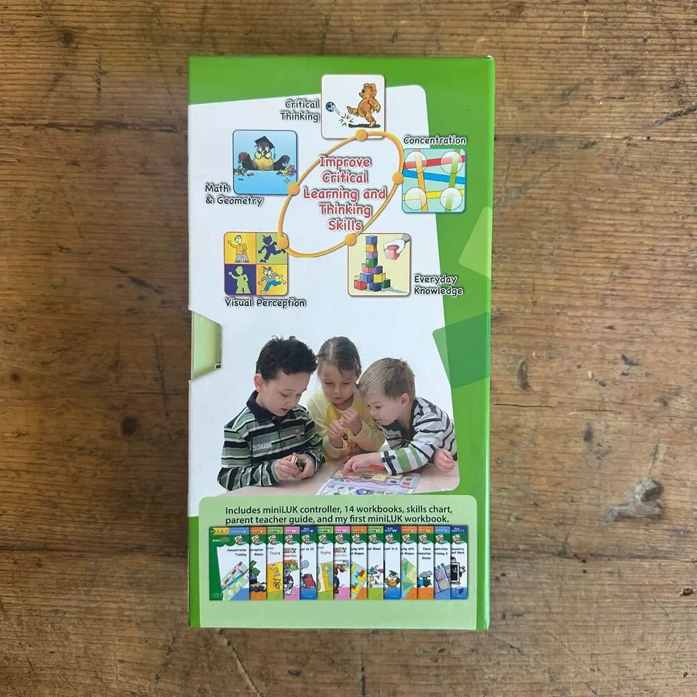 MiniLUK High IQ Kids Brain Challenger Complete Set HomeSchool Learning Excersize